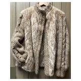 Fur and Wool Coat / Cardigan Furs By Richard