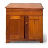 19th C. Pine Commode / Dry Sink