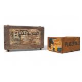 Vintage Wooden Box and Trunk