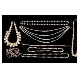 Faux Pearl Necklaces