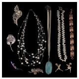 Sterling Pearl and Vintage Jewelry