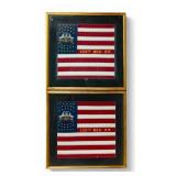 Civil War 133rd & 135th Regiment PA Infantry Flags