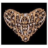 Miriam Haskell Seed Pearl Brooch