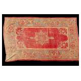 Antique Turkish Oushak Rug