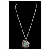 Zoisite D.S. Denmark Sterling Silver Necklace