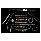 Coro, Liz Claiborne, Green Bead, & Other Jewelry