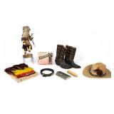 Western / Native Am. Attire, Kachina, Harmonica