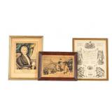 George Washington & George Dallas Lithographs