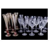 Wedgwood, Ceska, and Other Crystal Stemware