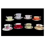 Fine English Bone China Tea Cup and Saucer Sets