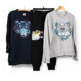 Kenzo Sweatshirt / Pants w/ Graphic Tiger Design