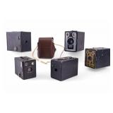 Early Kodak Box-Type Cameras + Ansco Redifelx