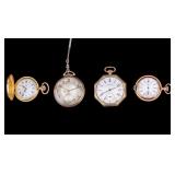 Waltham, Egin, and Pedre Pocket Watches