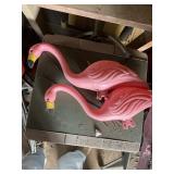 Flamingos yard ornaments