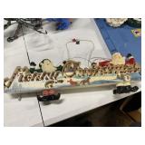 Vintage light up Christmas decoration marked made