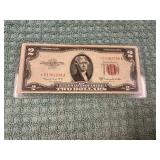 1953-B $2 dollar red seal star note