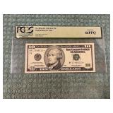 1999 $10 federal reserve star note Rated gem new