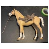 Johnny West horse with saddle