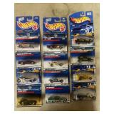 (12) Hot Wheels cars