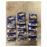 (12) Hot Wheels cars