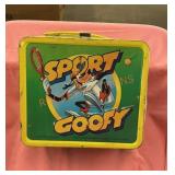 Vintage sport goofy lunchbox