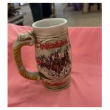 Ceramarte Budweiser beer stein