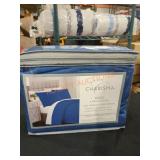 Charisma 3pc Blue Duvet Set King Size