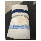 Cloud Island Toddler Quilt Blue/White