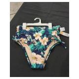 Kona Sol Floral High Waist Swimsuit Bottoms