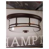 Hampton Bay 14" LED Flush Mount Portland Court