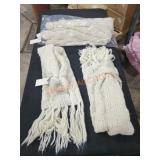 A New Day Knitted Scarves Oatmeal Color