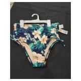 Kona Sol Floral High Waist Swimsuit Bottoms