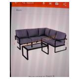 Barclay metal 6 pk sectional set