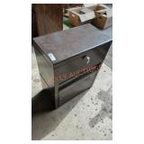 Metal filing cabinet/lockbox storage unit 30" high