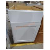 21" x 25" x 35" white cabinet base