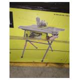Ryobi 15 amp 10" table saw with steel stand