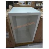 18" x 18" x 30" white wall cabinet