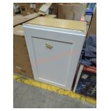 21" x 13" x 30" white wall cabinet