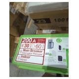 Square d 200 amp main breaker indoor