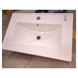 24" Porcelain Bathroom Sink