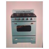 Classic Retro 30" Turquoise Gas Range