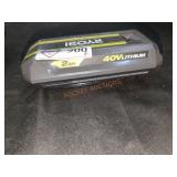 RYOBI 40v 2Ah Battery, No Charger