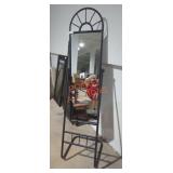 Full length floor metal framed mirror