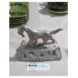 Vintage Cast Metal Hunting Dog