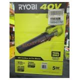 Ryobi 40v Jet Fan Blower TOOL ONLY