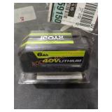 Ryobi 40v 6ah Lithium Battery