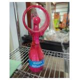 1 pink misting fan