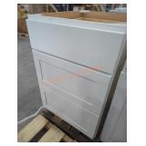 21" x 25" x 35" white cabinet base