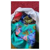 Ladies scarves and teddy bear lot