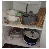 Cookware & More Cabinet Lot